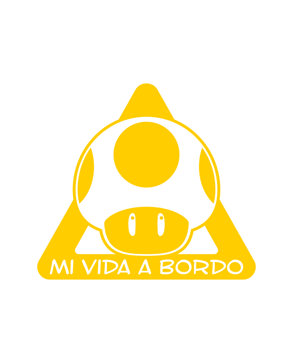 Pegatina Mario Bros – Asomaos – adhesivosNatos