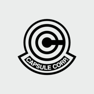 pegatina capsule corp dragon ball vinilo personalizado