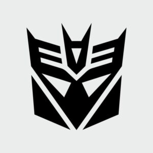 pegatina deccepticon logo transformers vinilo corte