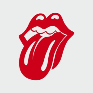 pegatina rolling stones lengua