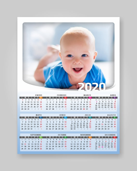 Calendarios imantados personalizados