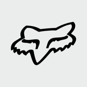 pegatina fox logo vinilo corte color elegir