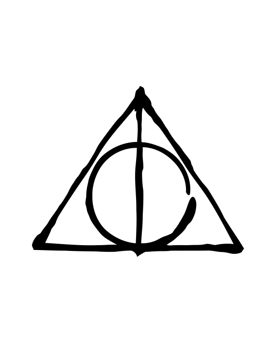 Pegatina Harry Potter Reliquias de la Muerte – adhesivosNatos