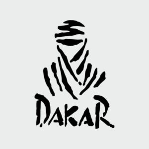 pegatina dakar rally vinilo corte personallizado