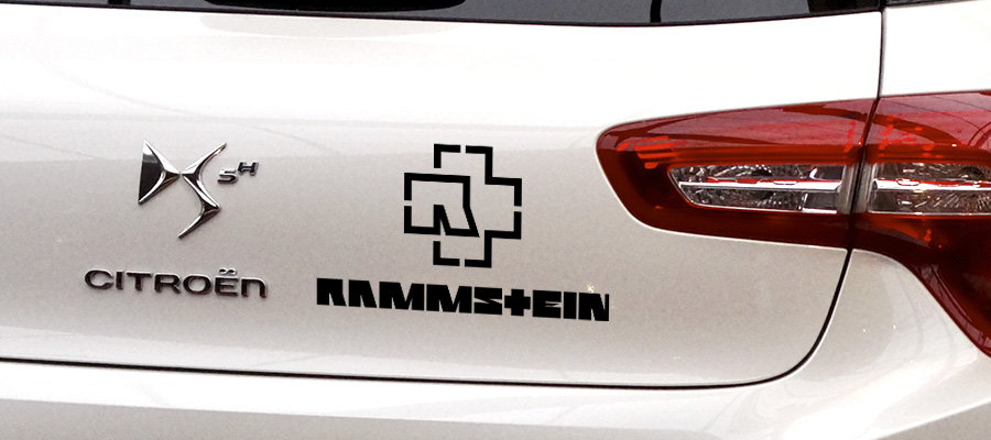 Pegatina Rammstein Logo – adhesivosNatos