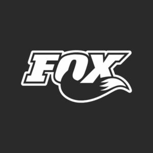 pegatina fox logo letras cola vinilo troquelado