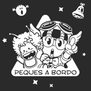 bebe a bordo hermanos gatchan arale dr slump personalizado