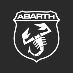 pegatina abarth logo escudo vinilo corte